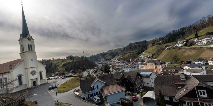 Die katholische Kirche Wolhusen in der Gemeinde Wolhusen. Die katholische Kirche Wolhusen in der Gemeinde Wolhusen.