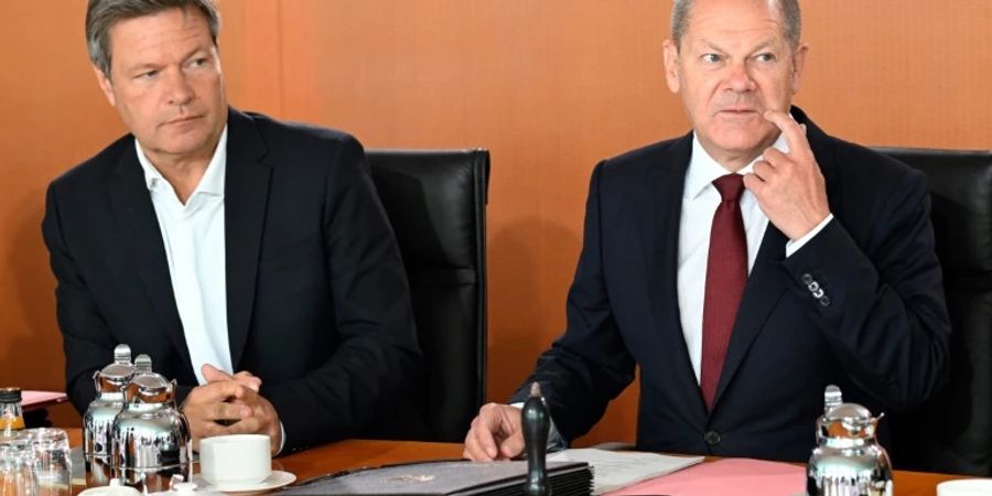 Robert Habeck (l.) und Olaf Scholz