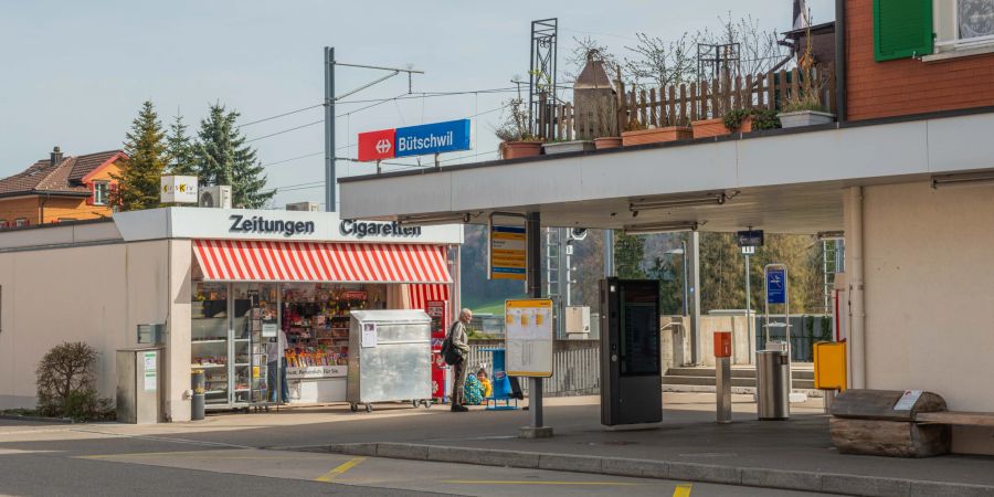 Der Bahnhof Bütschwil.