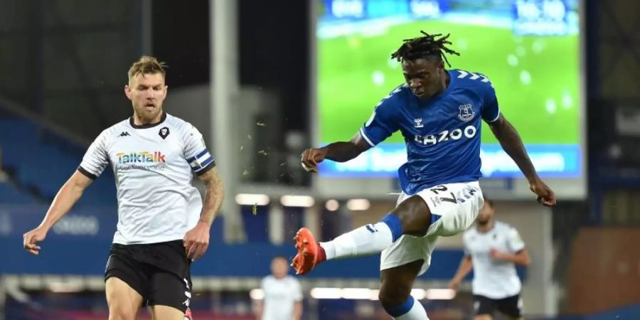 Moise Kean schliesst sich für ein Jahr auf Leihbasis Paris Saint-Germain an. Foto: Peter Powell/PA Wire/dpa