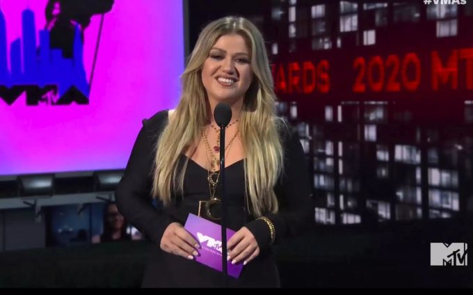 Die Sängerin Kelly Clarkson an den MTV Video Music Awards. Kelly Clarkson