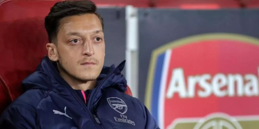 Spielt beim FC Arsenal derzeit keine grosse Rolle: Mesut Özil. Foto: Nick Potts/PA Wire/dpa