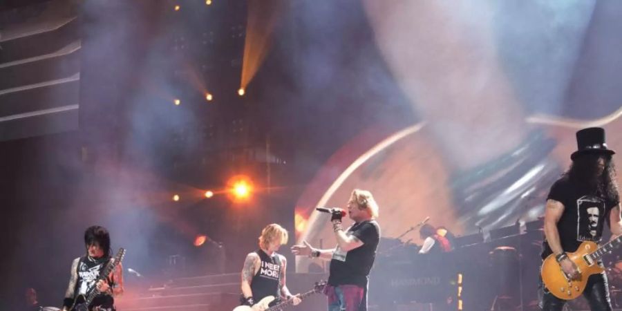 Die Band Guns N'Roses kommt dieses Jahr nicht mehr nach Deutschland. Foto: Kc Alfred/ZUMA Wire/dpa