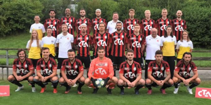 Die erste Mannschaft des FC Münsingen. FC Münsingen