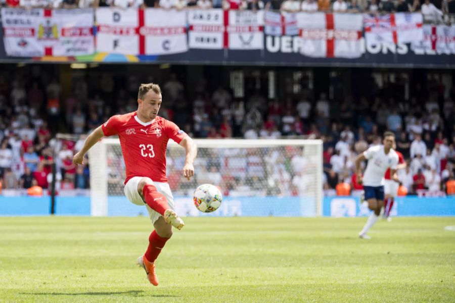 Shaqiri bei seinem letzten Einsatz für die Nati beim Spiel um Platz drei der Nations League im Juni 2019 gegen England.