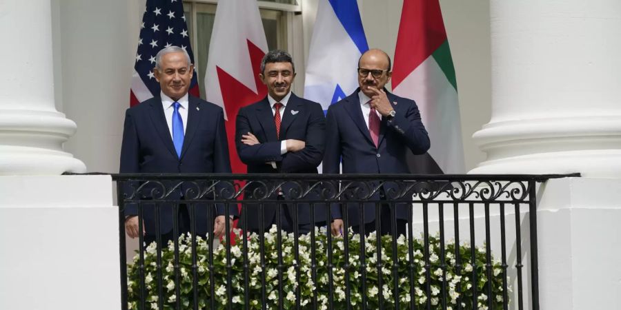 Abraham Accords signing ceremony at the White House