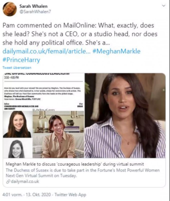 Fans nerven sich über Meghan Markle. meghan