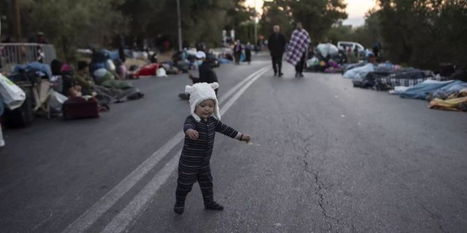 Moria Lesbos Feuer Spenden
