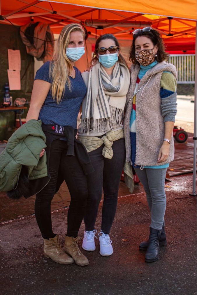 vl: Sandy, Jasmin und Claudia.