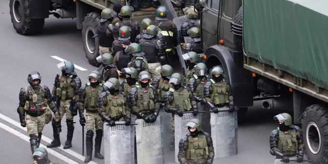 belaurs polizei proteste