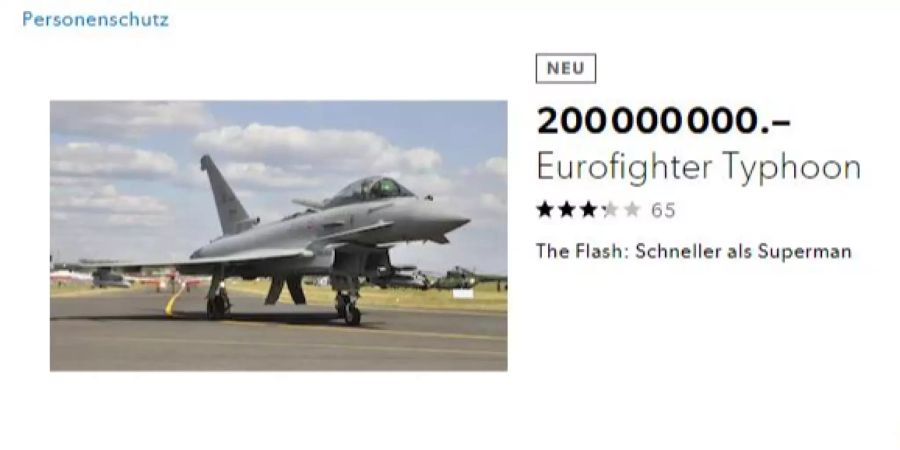 Eurofighter Galaxus