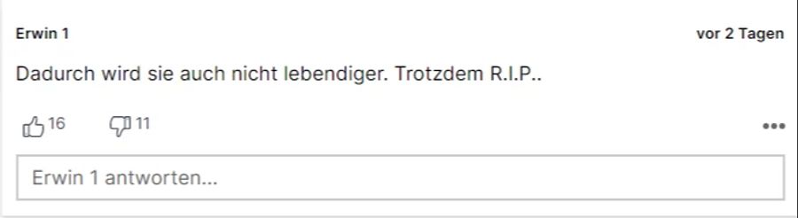 Erwin bleibt auf dem Boden der Tatsachen.