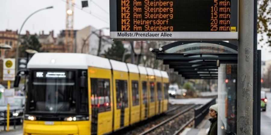 Strassenbahn in Berlin.