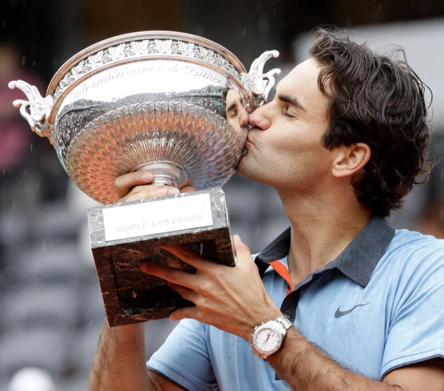 2009 holte Federer seinen einzigen Titel an den French Open.