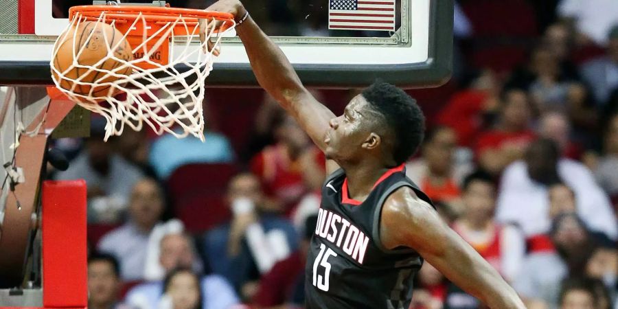 Die Form stimmt: Clint Capela trumpft weiter auf.