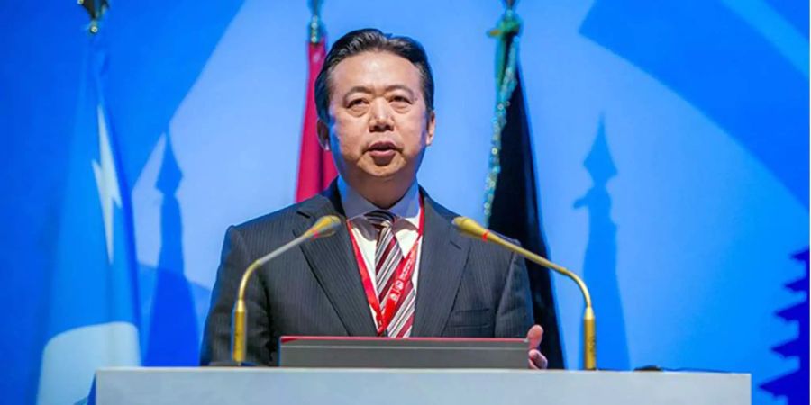 Meng Hongwei, Präsident der Interpol.