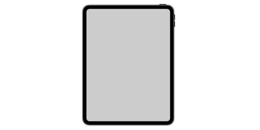 Ein Symbol des neuen iPad Pro.