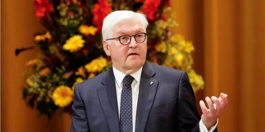 Frank-Walter Steinmeier an der Universität Freiburg.