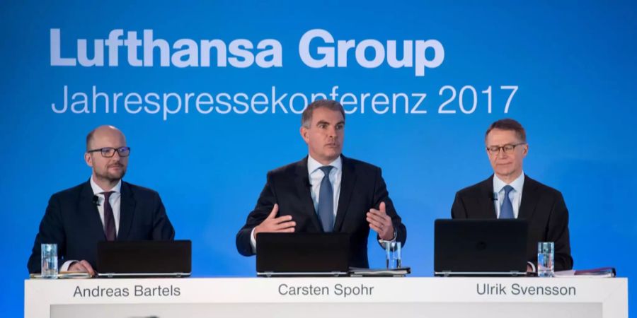 Die Jahrespressekonferenz der Lufthansa.