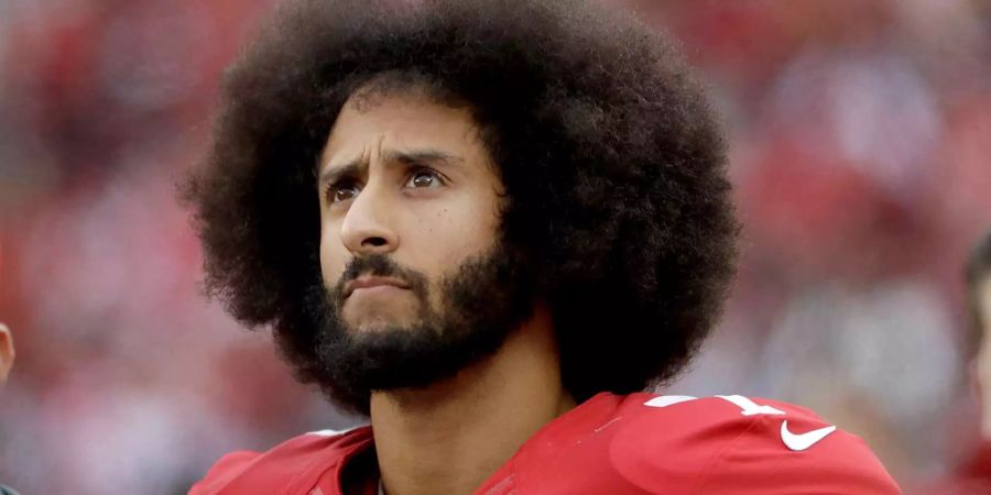 Colin Kaepernick von den 49ers während des NFL-Spiels zwischen den New York Jets und den San Francisco 49ers.