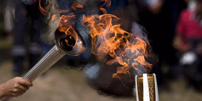 In 108 Tagen gehen die Spiele los - Das olympische Feuer brennt wieder