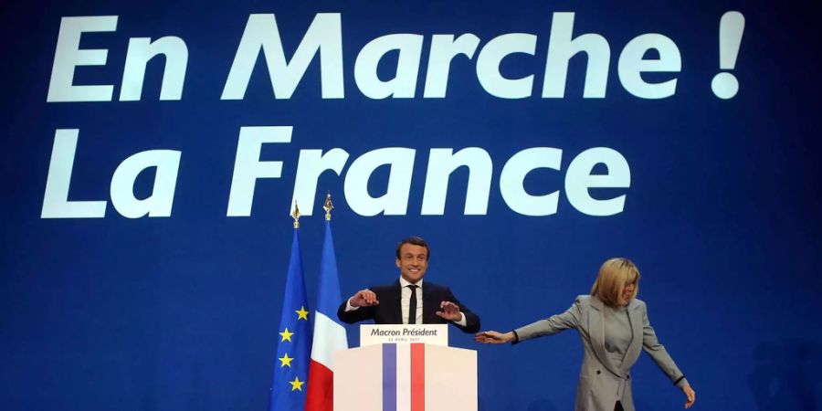 Die Bewegung hatte mit der Wahl von Emmanuel Macron zum Präsidenten von Frankreich Fahrt aufgenommen. Nun scheint «En» zu verblassen.