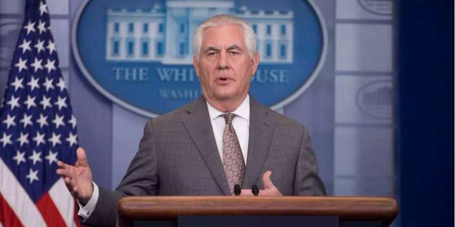 US-Aussenminister Rex Tillerson bleibt im Amt.