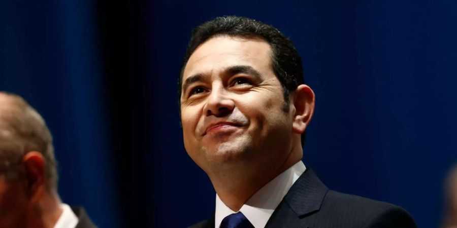 Jimmy Morales, Präsident von Guatemala will die Botschaft nach Israel verlegen.