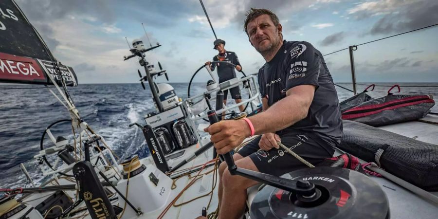 John Fisher auf dem Volvo Ocean Race.