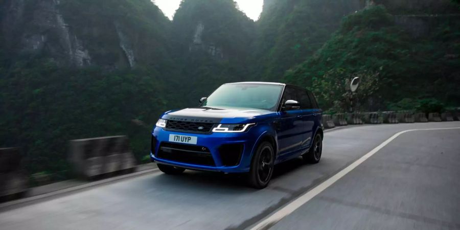 Der Range Rover Sport SVR ist blitzschnell.