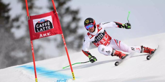 Marcel Hirscher gewinnt auch in Åre. Marcel Hirscher gewinnt auch in Åre.