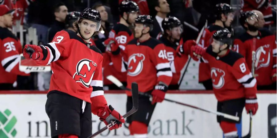 Nico Hischier ist zurzeit in blendender Form für die New Jersey Devils.