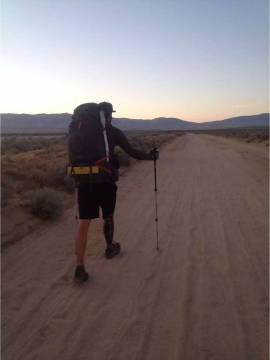 Alleine auf weiter Flur - Andrea Hartmann versuchte sich am Pacific Crest Trail in den USA.