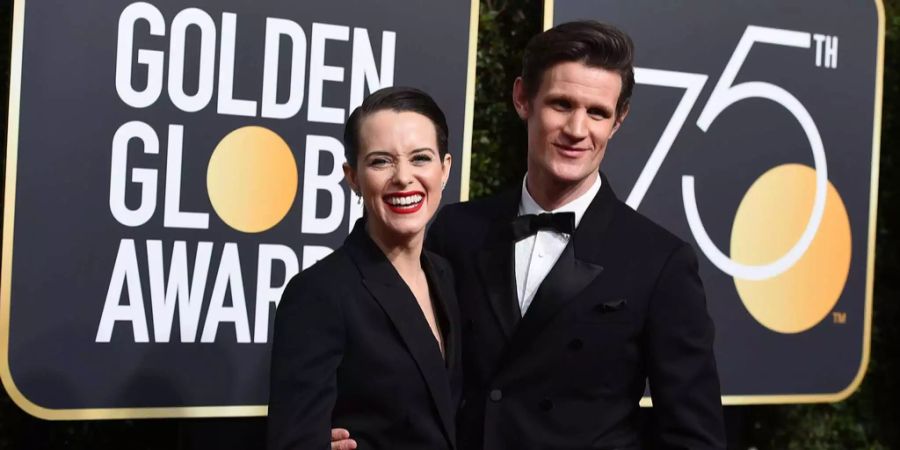 Claire Foy und ihr Schauspiel-Kollege Matt Smith.