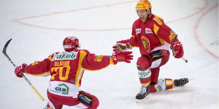 Bleiben im Playoffrennen: Dank einem starken Schlussspurt sichern sich die Langnauer drei wichtige Punkte.