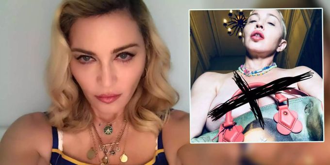 Busenfoto aus Lissabon - Madonna macht ein Schäm-fie