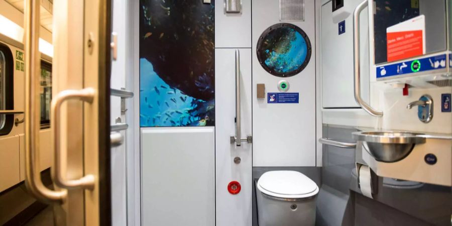 Im Regioexpress zwischen Chur und St. Gallen waren alle Toiletten ausser Betrieb.