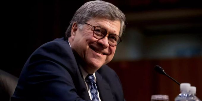 William Barr ist seit Februar 2019 der Justizminister der USA. william barr