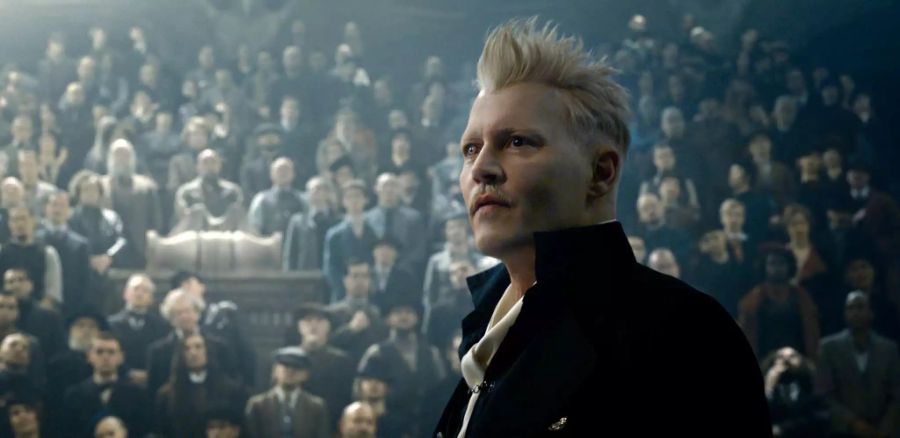 Johnny Depp als Grindelwald.