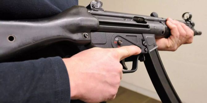 Eine MP5 von Heckler & Koch.