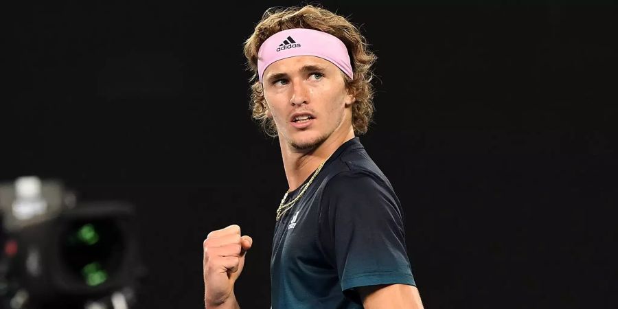 Alexander Zverev siegt an den Australian Open.