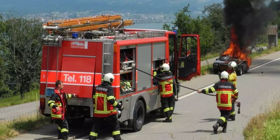 Der Oldtimer war nicht mehr zu retten.