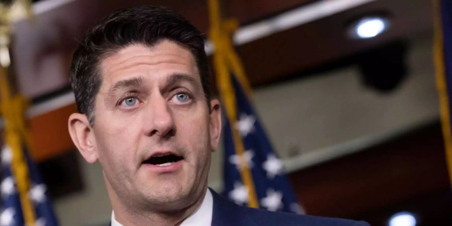 Der Republikaner Paul Ryan ist nicht hundertprozentig auf Trumps Linie.