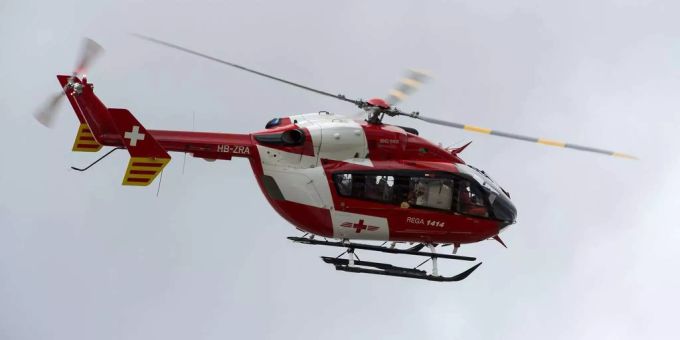 Biglen - Verletzte Frau nach Unfall ins Spital geflogen