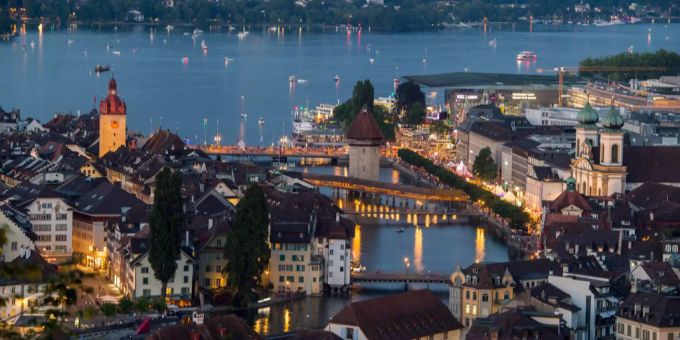 Die Luzerner Altstadt. Luzerner Rösslimatt