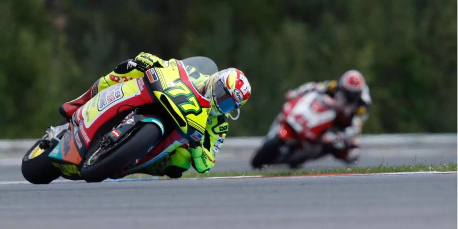 Dominique Aegerter am Moto2-GP in Tschechien.