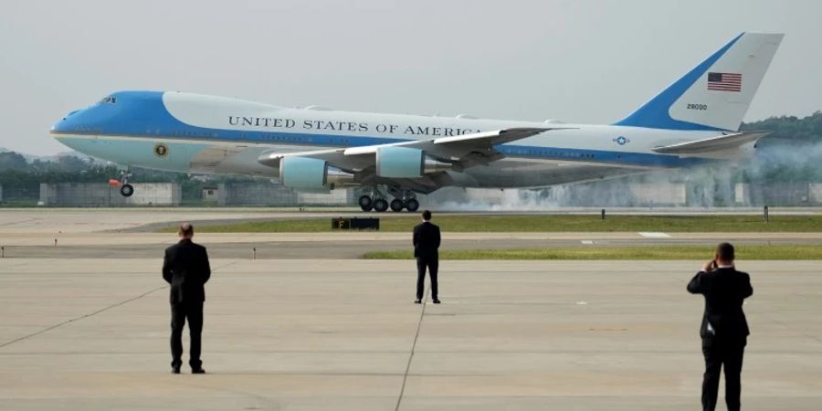 US-Präsidentenmaschine in Südkorea