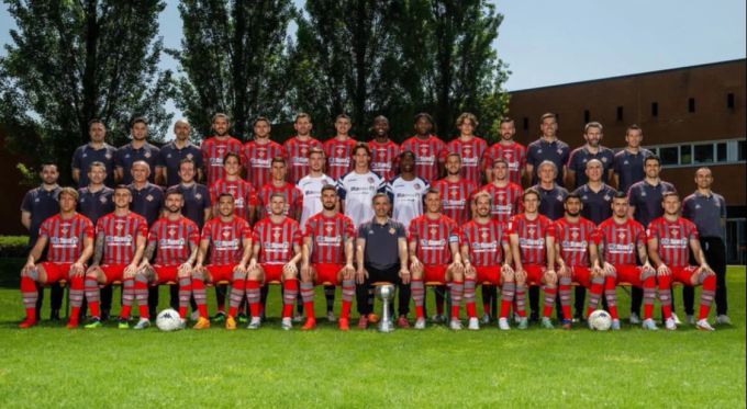 Die Mannschaft von Cremonese ist 2022 in die Serie A aufgestiegen. Cremonese Serie A