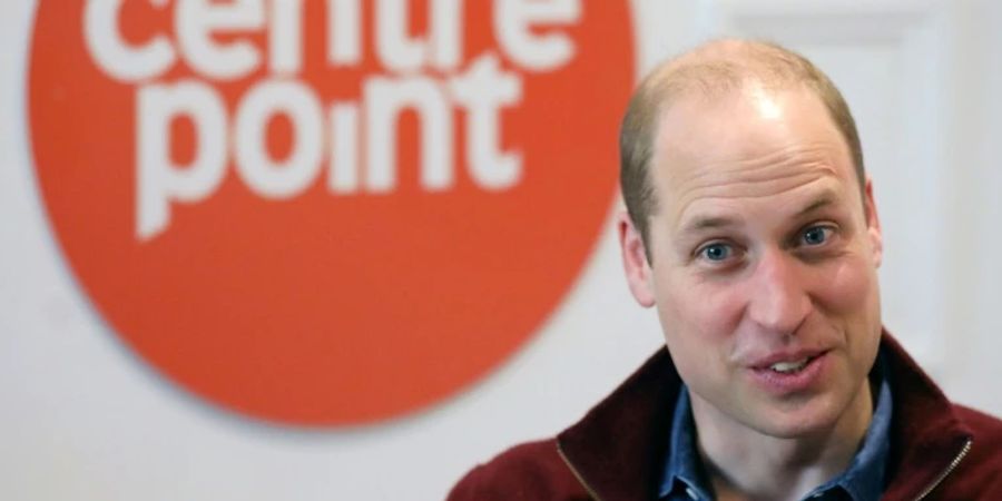 William ist Schirmherr der Hilfsorganisation Centrepoint