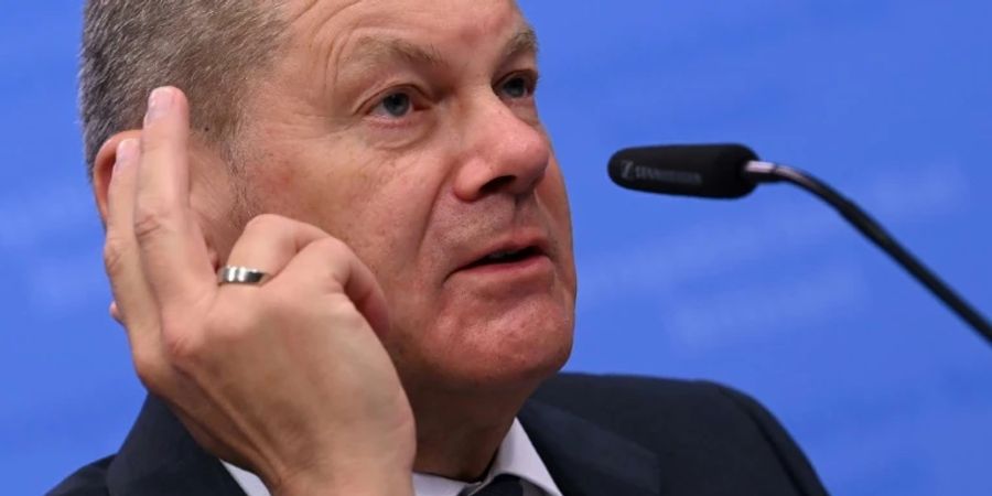 Bundeskanzler Olaf Scholz (SPD)